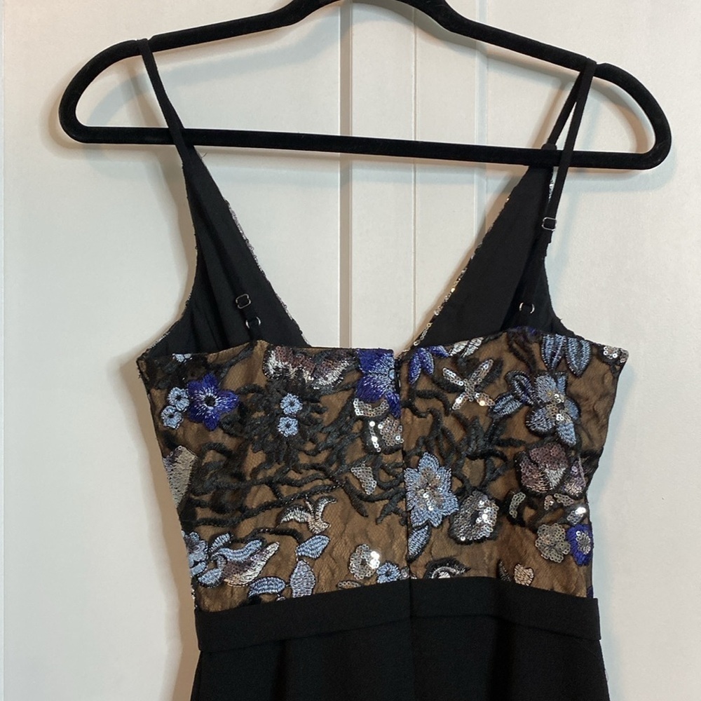 ANTHRO brand DRESS THE POPULATION Giului Sequin Bodice Crepe Sheath DRESS - XS - Picture 9 of 12